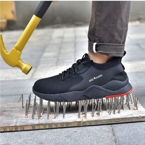 SUADEX Indestructible Steel Toe Work Shoes for Men